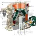 Triturador de cone de rolamento usado para mecanismo anti-rotação